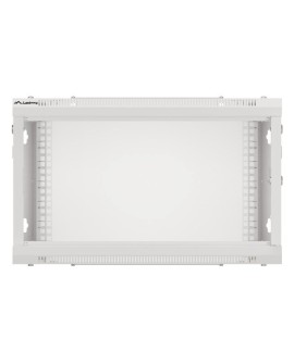 LANBERG SZAFA WISZĄCA RACK 19" 6U 600X450 DRZWI METALOWE SZARA (FLAT PACK) WF01-6406-00S