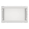LANBERG SZAFA WISZĄCA RACK 19" 6U 600X450 DRZWI METALOWE SZARA (FLAT PACK) WF01-6406-00S