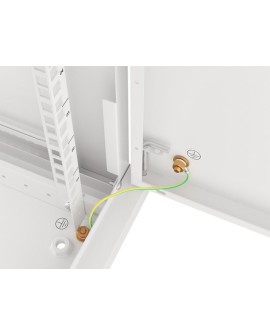 LANBERG SZAFA WISZĄCA RACK 19" 6U 600X450 DRZWI METALOWE SZARA (FLAT PACK) WF01-6406-00S