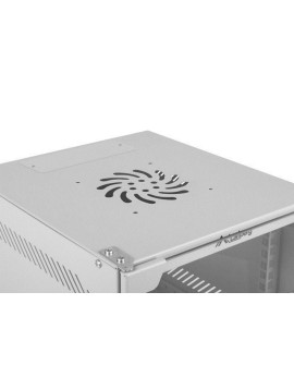 Szafa rack Lanberg WF10-2309-10S (9U 462mm / 280mm / 310 mm wisząca Szklane 10" kolor szary)