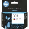 Tusz Oryginalny HP 303 (T6N01AE) (Kolorowy: Cyan Magenta Yellow)