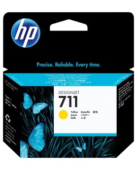 Tusz HP żółty HP 711, HP711 CZ132A, 29 ml