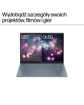 HP Pavilion14-ew1007nn Ultra 5 125H 14,0"2.8K OLED 400nits 120Hz 16GB DDR5 SSD512 Intel Arc 5MP Win11 2Y Natural Silver