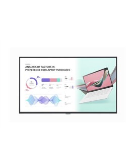 LG 98UH5J-H signage display Płaski panel Digital Signage 2,49 m (98") LCD Wi-Fi 500 cd/m2 4K Ultra HD Czarny Web OS 24/7