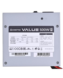 ZASILACZ CHIEFTEC SERIA VALUE APB-500B8 500W