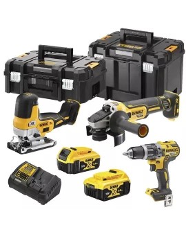 combo 18v dck329p2t (dcd796+dcg405+dcs335) 2x5,0ah