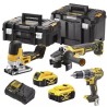 combo 18v dck329p2t (dcd796+dcg405+dcs335) 2x5,0ah