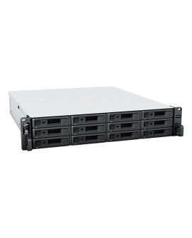NAS Synology RS2423+ 2U RACK 12x (3.5" SATA HDD/2.5" SATA SSD) AMD Ryzen V1780B, 8 GB DDR4 ECC UDIMM (max. 32GB), 2x 1GbE RJ-45,