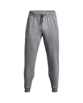 Spodnie męskie Under Armour Rival Fleece Joggers szare 1379774 025