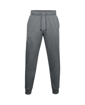 Spodnie męskie Under Armour Rival Fleece 3Logo Jogger ciemnoszare 1357131 012