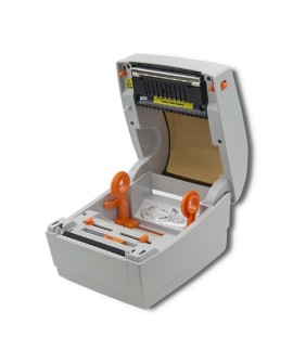 Drukarka etykiet Qoltec 50243 (druk termiczny LAN, USB 203 dpi)