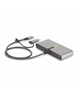 StarTech.com 5G2A1SGBB-USB-C-HUB stacja dokująca Przewodowa USB 3.2 Gen 1 (3.1 Gen 1) Type-C Szary