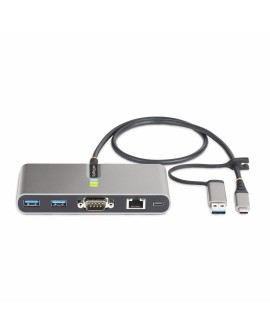 StarTech.com 5G2A1SGBB-USB-C-HUB stacja dokująca Przewodowa USB 3.2 Gen 1 (3.1 Gen 1) Type-C Szary