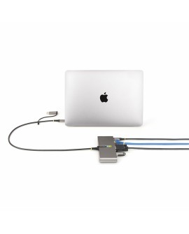 StarTech.com 5G2A1SGBB-USB-C-HUB stacja dokująca Przewodowa USB 3.2 Gen 1 (3.1 Gen 1) Type-C Szary