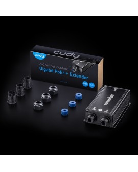 PoE++ Cudy Extender Outdoor Waterproof 2-Channel Gigabit