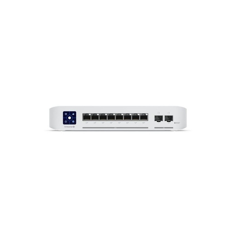 Ubiquiti UniFi L3 Switch 8 PoE+ 120W 2.5GbE, 2x SFP+ 1.3" touch LCM