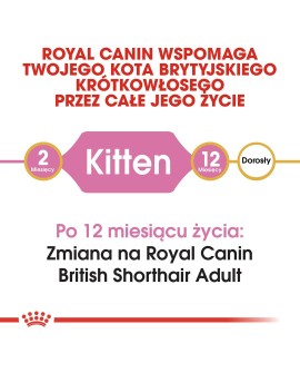 Royal Canin FBN British Shorthair Kitten - sucha karma dla kociąt - 2 kg