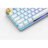 Glorious GMMK TKL White Ice Edition - Gateron Brown, układ amerykański