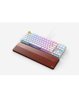 Glorious GMMK TKL White Ice Edition - Gateron Brown, układ amerykański