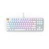 Glorious GMMK TKL White Ice Edition - Gateron Brown, układ amerykański
