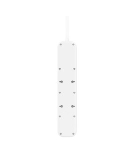 Listwa zasilająca Belkin Power Surge 4-PORT + 1xUSB-A +1xUSB-C 2.4A PD 525J 2m White