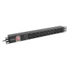 Listwa zasilająca Lanberg PDU-10I-0200-IEC-BK (10 gniazd w standardzie IEC320 10 A 2m kolor czarny)