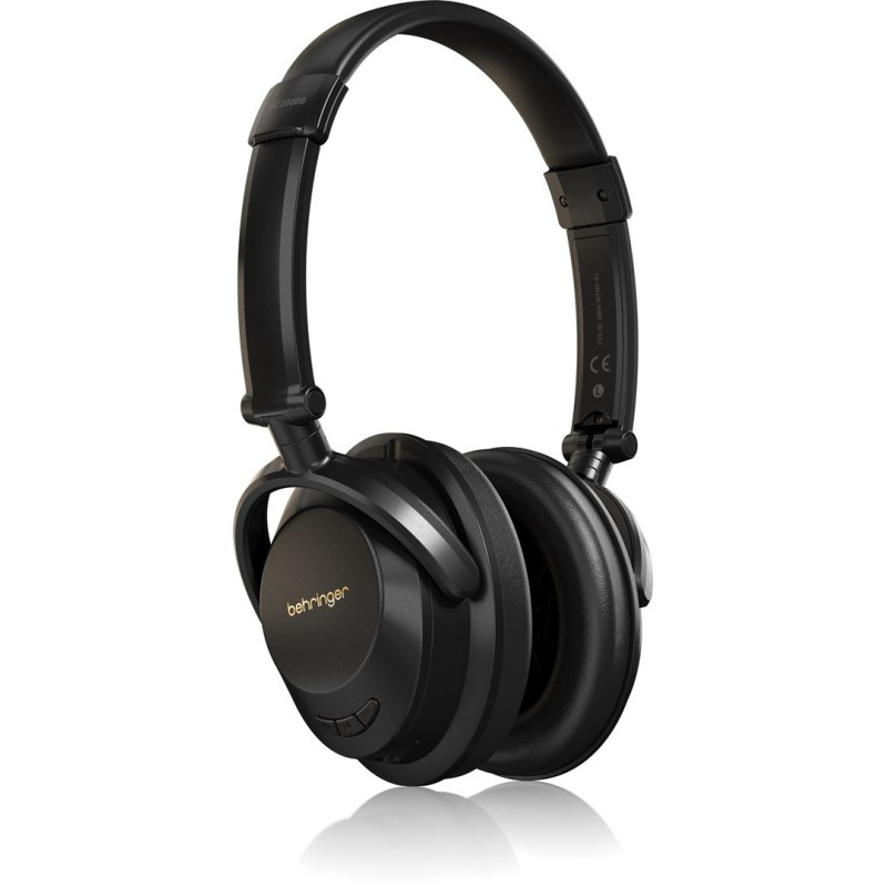 Behringer HC 2000B słuchawki/zestaw słuchawkowy Bezprzewodowy Opaska na głowę Scena/studio Micro-USB Bluetooth Czarny