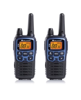 Midland XT60 krótkofalówka 24 kan. 446.00625 - 446.0937 MHz Czarny, Niebieski