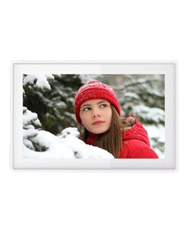 Denver PFF-1021WHITE cyfrowa ramka na zdjęcia Biały 25,6 cm (10.1") Ekran dotykowy Wi-Fi