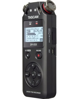 Tascam DR-05X - Przenośny rejestrator cyfrowy z interfejsem USB, zapis na karcie pamięci microSD