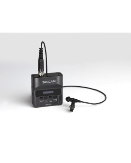 Tascam DR-10L - Cyfrowy rejestrator Tascam typu "body-pack" z mikrofonem lavalier (biały)