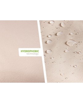 Żagiel ogrodowy zacieniacz UV poliester 3,6m trójkąt GreenBlue GB500 kremowy hydrofobowa powierzchnia