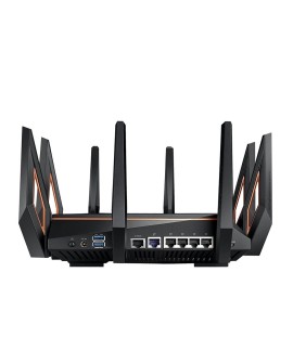 ASUS GT-AX11000 router bezprzewodowy Gigabit Ethernet Tri-band (2.4 GHz/5 GHz/5 GHz) Czarny