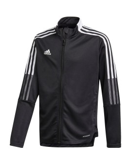 Bluza dla dzieci adidas Tiro 21 Track Jacket Youth czarna GM7314 140cm
