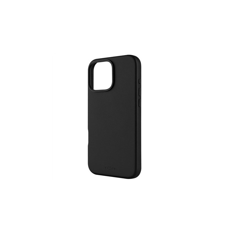 Naprawiono MagLeather | Tylna okładka | Jabłko | iPhone 16 Pro Max | Skóra | Czarny