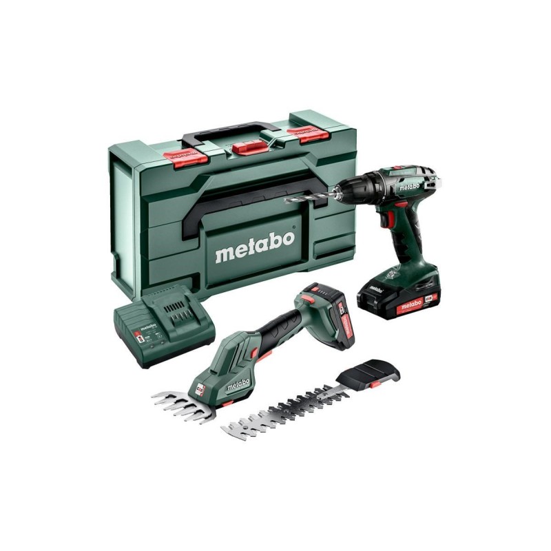 METABO.ZESTAW COMBO 18V 2.2.5 (BS 18 + SGS 18 LTX) Q 2x2,0Ah