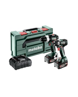 METABO.ZESTAW COMBO 18V 2.8.8 (SB 18 LT BL + SSD 18 LT 200 BL) 2x5,2Ah METABOX 145