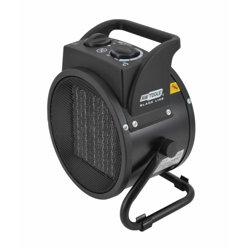 AW NAGRZEWNICA ELEKTRYCZNA TUBA CERAMIC 3KW HE3TC /BLACK LINE
