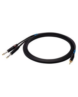 SSQ MIJM3 - jack stereo 3,5mm - 2x jack mono 6,3mm