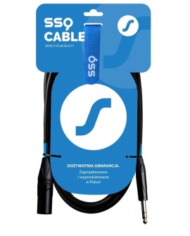 SSQ JSXM5 - kabel jack stereo - XLR Meski 5 metrowy