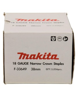 MAKITA ZSZYWKI 18GA 5,7x38mm /5056szt. OCYNKOWANE