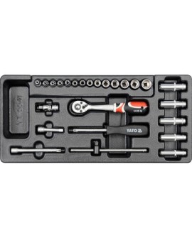 YT.WKŁAD. DO SZUF.ZESTAW NARZ.1/4" 25cz.