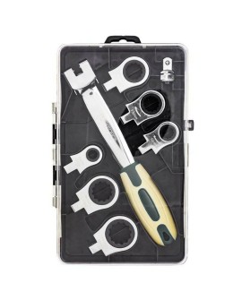 ROCKFORCE KLUCZ OCZKOWY-PRZEG.kpl. 8el. 8-19mm /WYMIENNY Z GRZECHOTKĄ