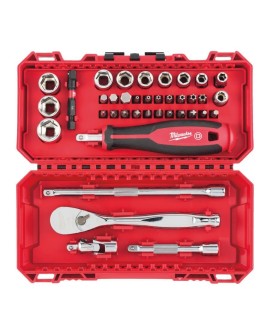 MILWAUKEE ZESTAW NASADEK 1/4" Z GRZECHOTKĄ