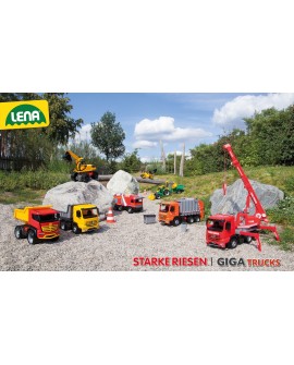 Lena GIGA TRUCKS Tractor with front shovel