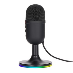 Marvo, gamingowy mikrofon, MIC-06, czarny, Podświetlenie RGB, wejście słuchawkowe, EOL