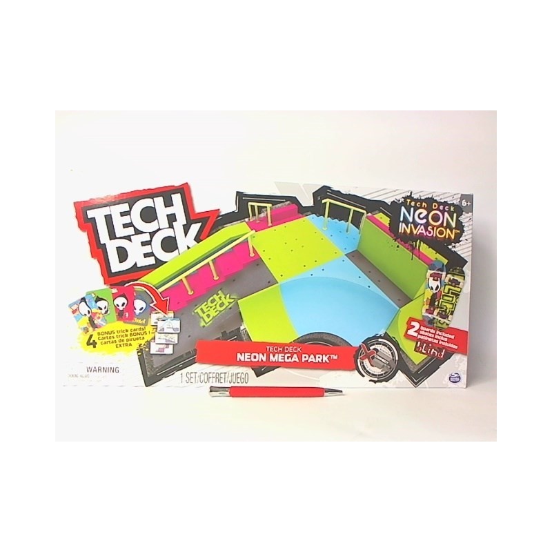 Tech Deck Rampa X-Connect Neon Mega Park 6063752 Spin Master