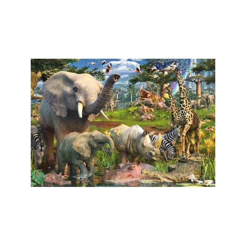 Puzzle Ravensburger PRZY WODOPOJU (18000szt.)