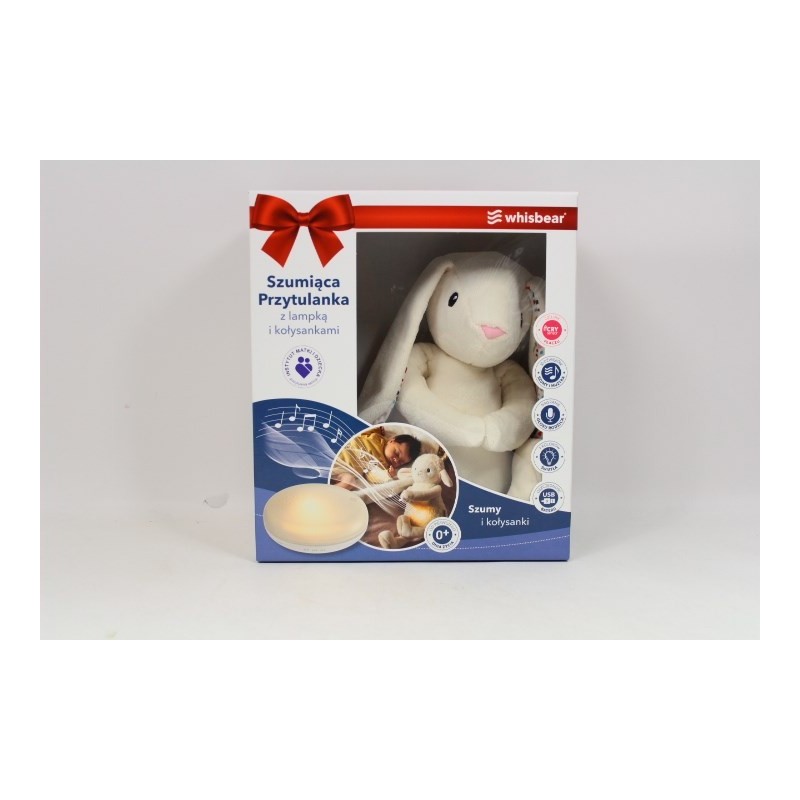 Gwiżdżący królik Whisbear z funkcją CRYsensor Lumi