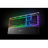 SteelSeries Apex 3 Gaming Keyboard, US Layout, Wired, Black SteelSeries Apex 3 Gaming keyboard IP32 water resistant for